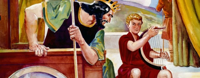 Now he was ruddy, with bright eyes, and good-looking. And Yehovah said, “Arise, anoint him; for this is the one!” Then Samuel took the horn of oil and anointed him...